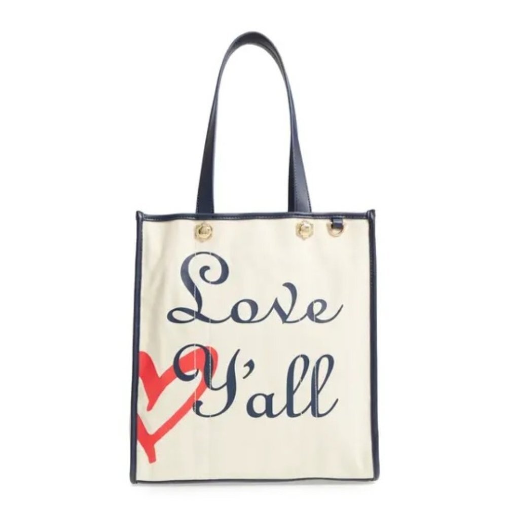 Draper James Love Y'All Vanderbilt Canvas Tote